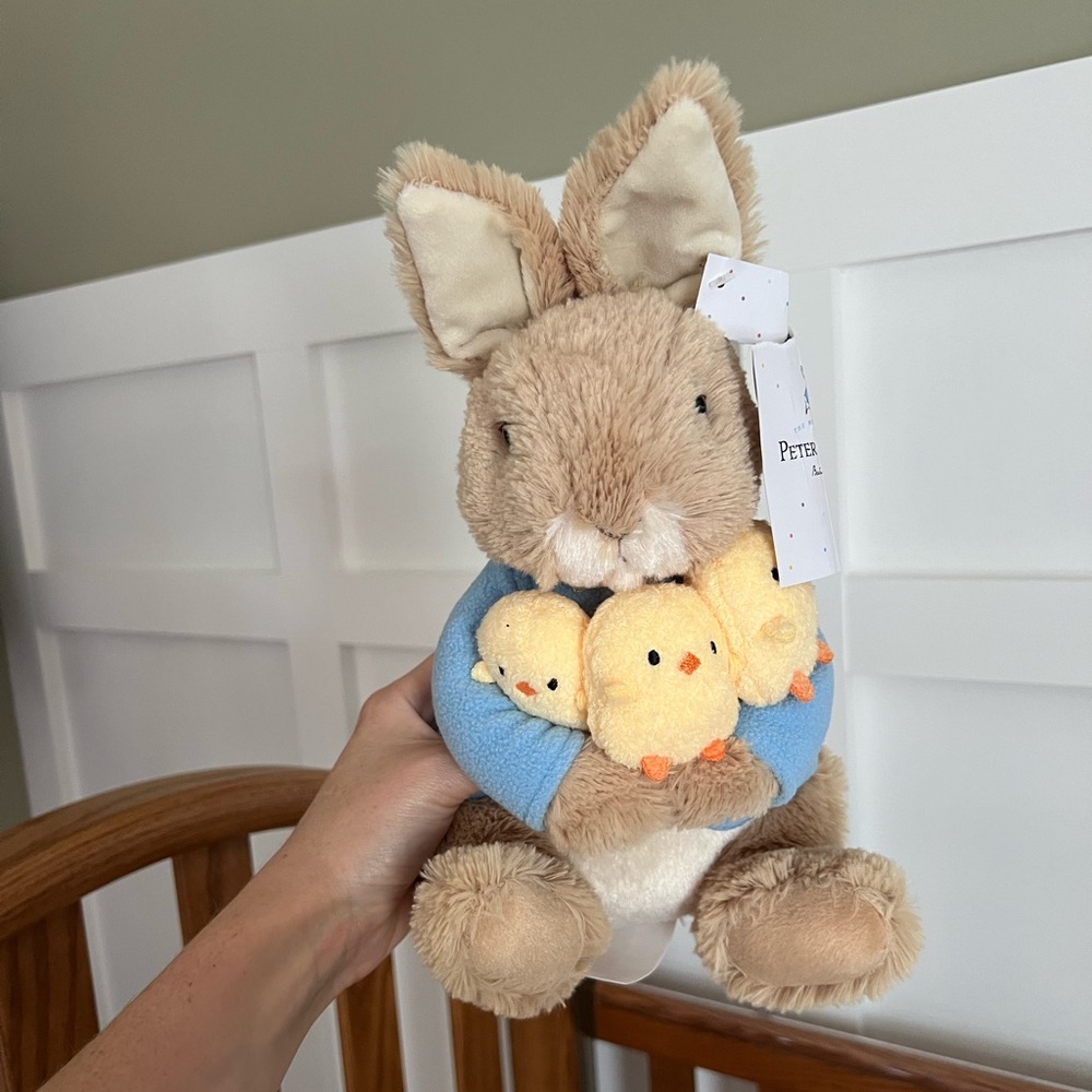 GUND Beatrix Potter Peter Rabbit Holding Chicks Plush